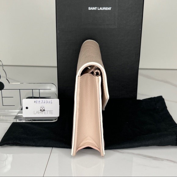 Saint Laurent Cassandre Matelasse Chain Wallet - Picture 3 of 5